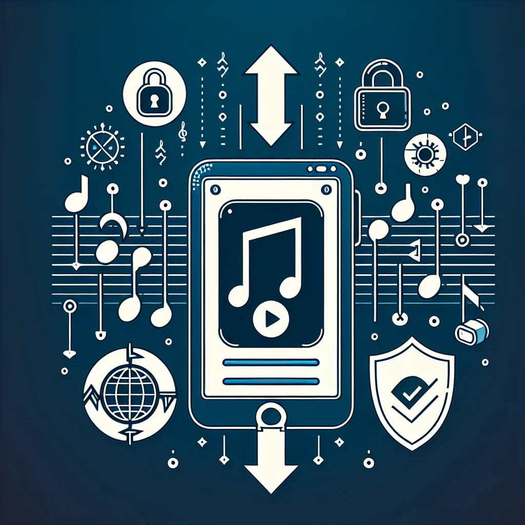 "Imagen de una persona usando un smartphone para descargar música de TikTok en formato MP3, ilustrando la guía detallada y alternativas seguras para descargar TikTok MP3."